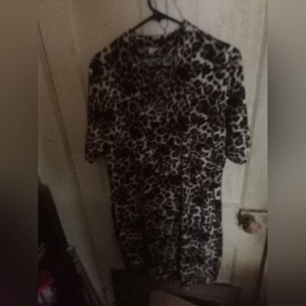 Leopard print dress